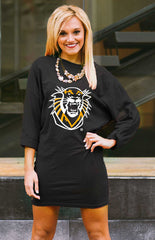 Fort Hays "Here to Tailgate" Vintage Wash Tunic Dress