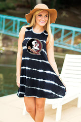 Florida State Seminoles Going Places Tie Dye Tunic Tank Dress