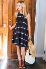 Going Places Tie Dye Tunic Tank Dress