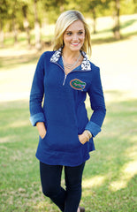 Florida "Cozy Up" Quarter Zip Tunic