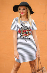 Arizona State Sun Devils Stripe Tunic Dress