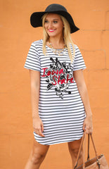 Iowa State Cyclones Stripe Tunic Dress