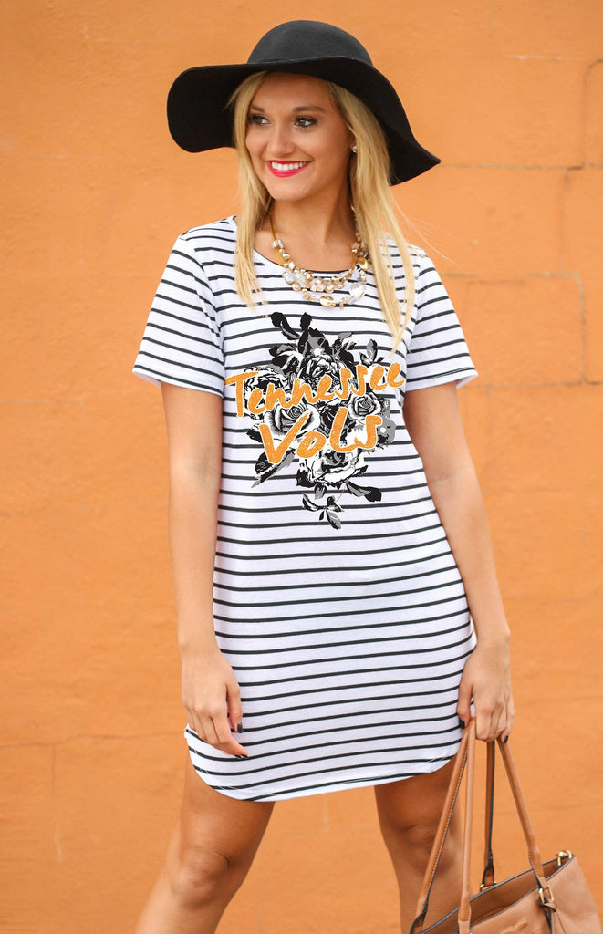 Tennessee Volunteers Stripe Tunic Dress