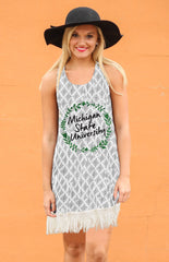 Michigan State Spartans Fringe Tunic Tank