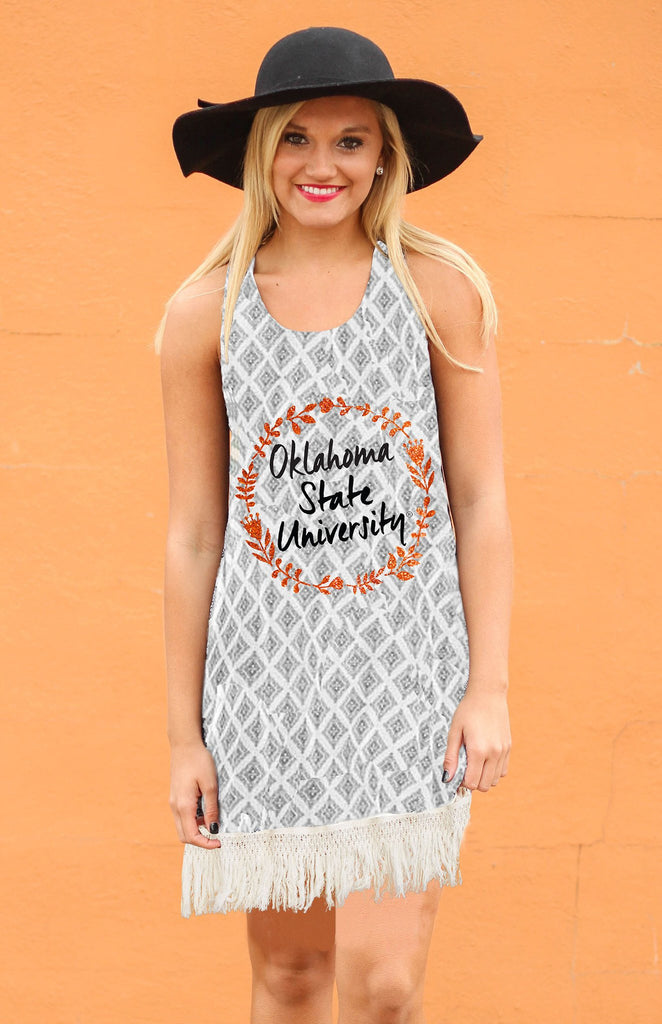 Oklahoma State Cowboys Fringe Tunic Tank