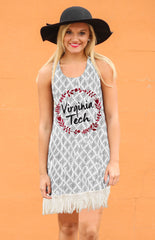 Virginia Tech Hokies Fringe Tunic Tank