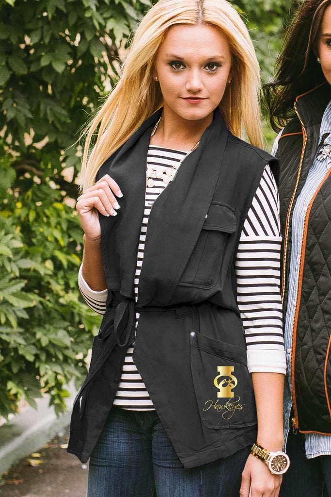 Iowa "Dressed to Impress" Drawstring Utility Vest