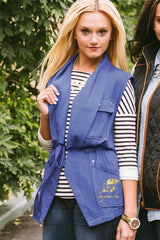 Kansas "Dressed to Impress" Drawstring Utility Vest