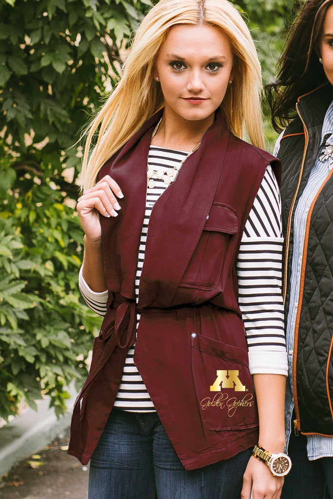 Minnesota "Dressed to Impress" Drawstring Utility Vest