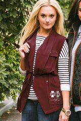 Mississippi State "Dressed to Impress" Drawstring Utility Vest