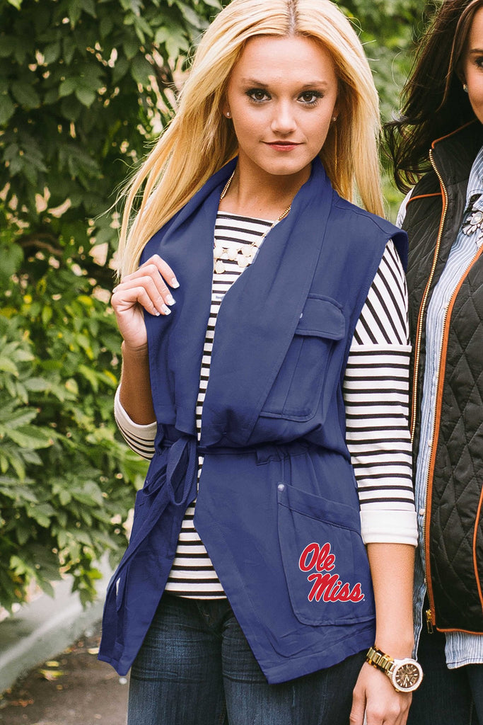 Ole Miss "Dressed to Impress" Drawstring Utility Vest