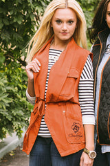 Oklahoma State "Dressed to Impress" Drawstring Utility Vest