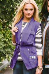 TCU "Dressed to Impress" Drawstring Utility Vest
