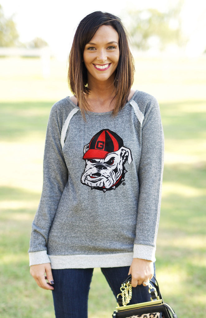 Georgia "By the Fireside" French Terry Sweatshirt