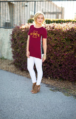Iowa State Cyclones Herringbone Side Split Tee
