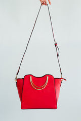 The Oversized Tote - Red